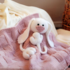 Bunny Baby Blanket Knitting Pattern