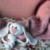 Bunny Baby Blanket Knitting Pattern