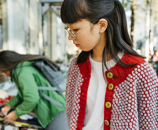 Bobble Cardigan Knitting Pattern