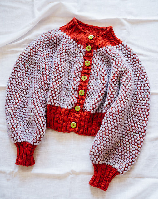 Bobble Cardigan Knitting Pattern