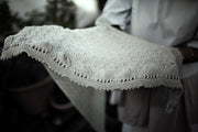 Botanical Lace Triangle Shawl Knitting Pattern