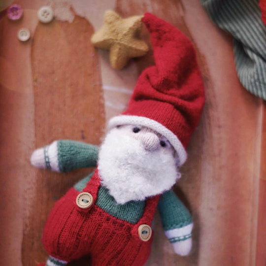 Santa Claus with Star Hat Knitting Pattern