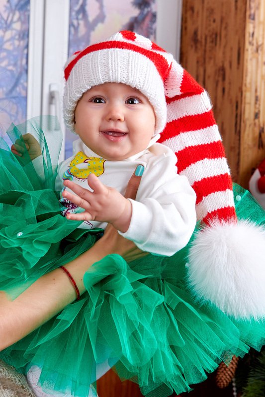 Baby Santa Clause Hat Knitting Pattern