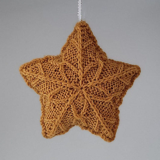 Star Snowflake Knitting Pattern
