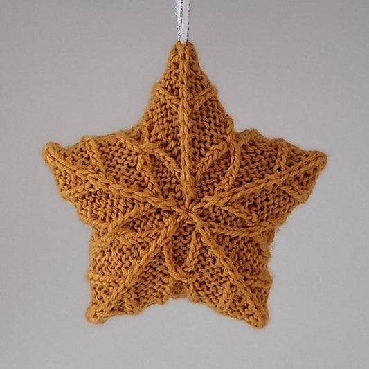 Star Snowflake Knitting Pattern