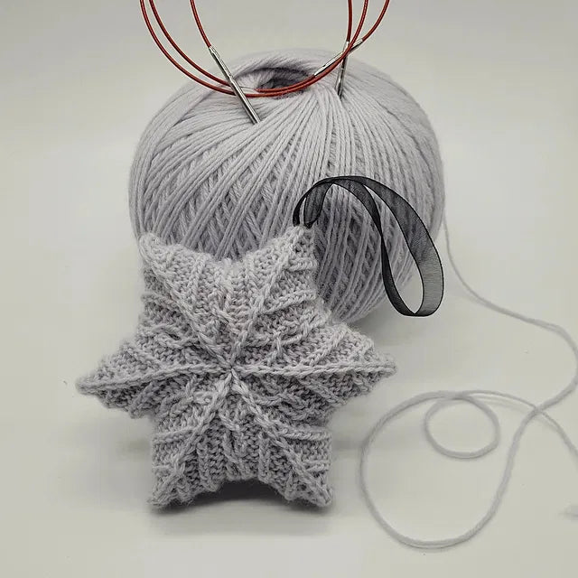 3D Snowflake Knitting Pattern