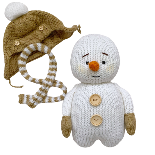 Snowman Knitting Pattern