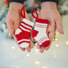 Christmas mini stocking knitting pattern