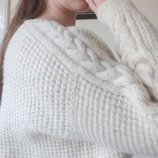 Textured Cable Cardigan Knitting Pattern