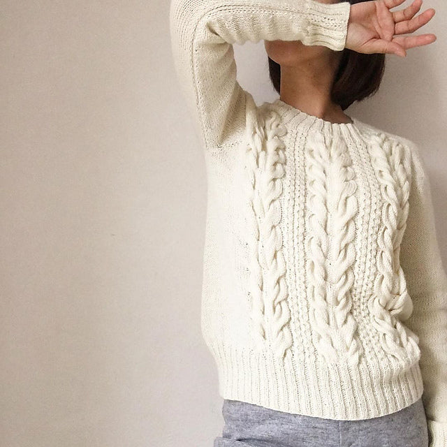 Chunky Cable Pullover Knitting Pattern