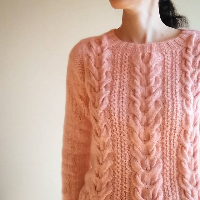 Chunky Cable Pullover Knitting Pattern