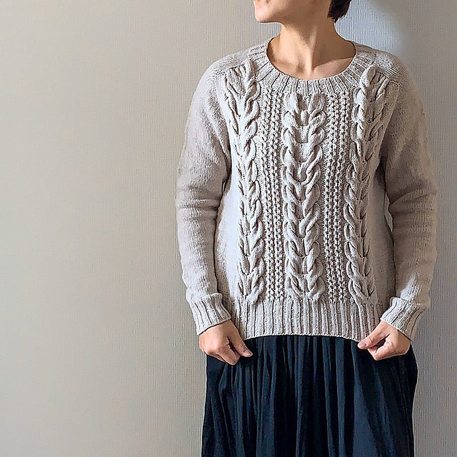 Chunky Cable Pullover Knitting Pattern