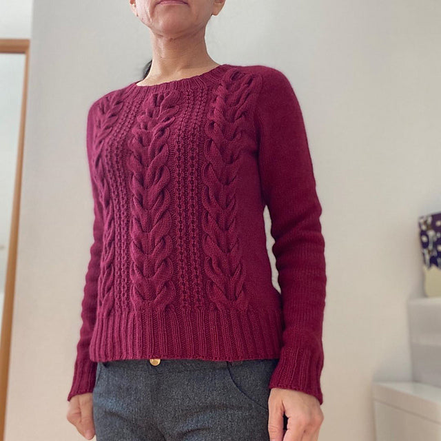 Chunky Cable Pullover Knitting Pattern