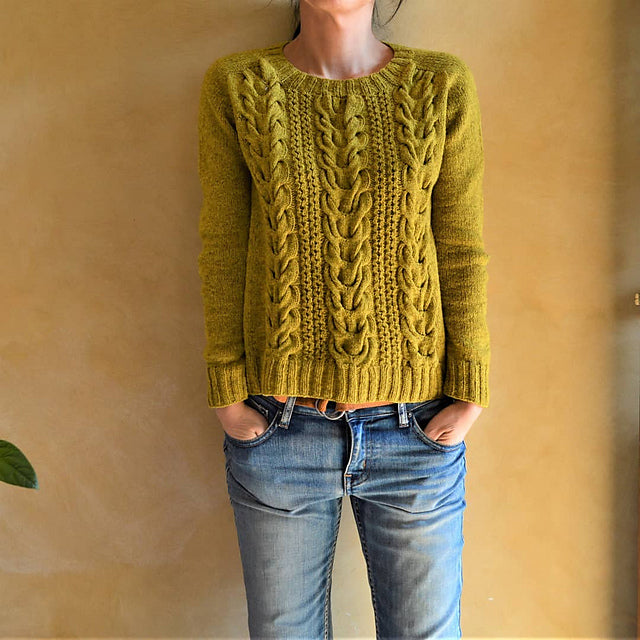 Chunky Cable Pullover Knitting Pattern