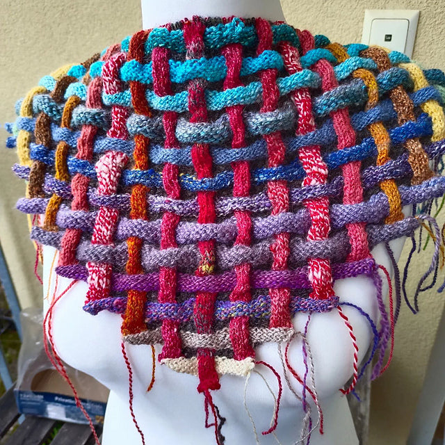 Woven Scarf Knitting Pattern