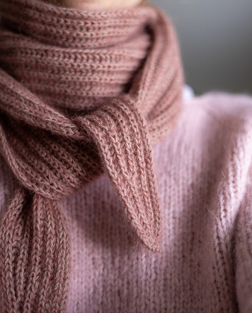 Brioche Scarf Knitting Pattern