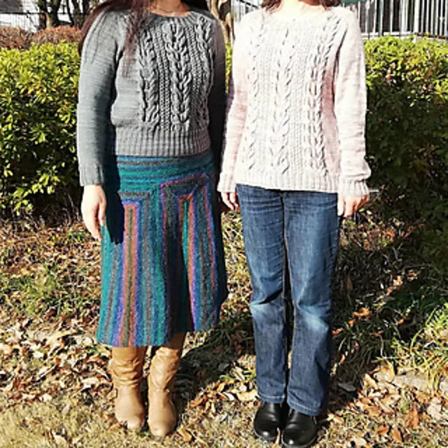 Chunky Cable Pullover Knitting Pattern