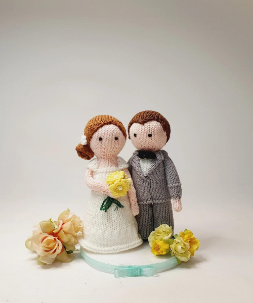 Wedding Couple Knitting Pattern