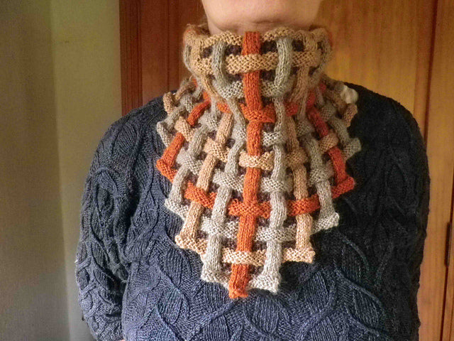 Woven Scarf Knitting Pattern